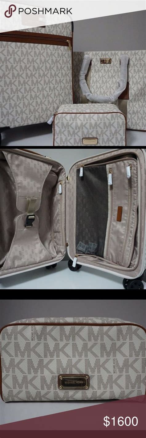 3 piece michael kors luggage set|Michael Kors luggage set outlet.